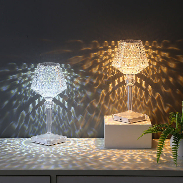 Liesbeth Crystal Lamp – Luxury Table Lamp with USB Charging Function Kalsten