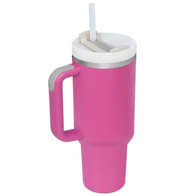 Ladies Insulated Mug with Handle and Practical Straw Kalsten