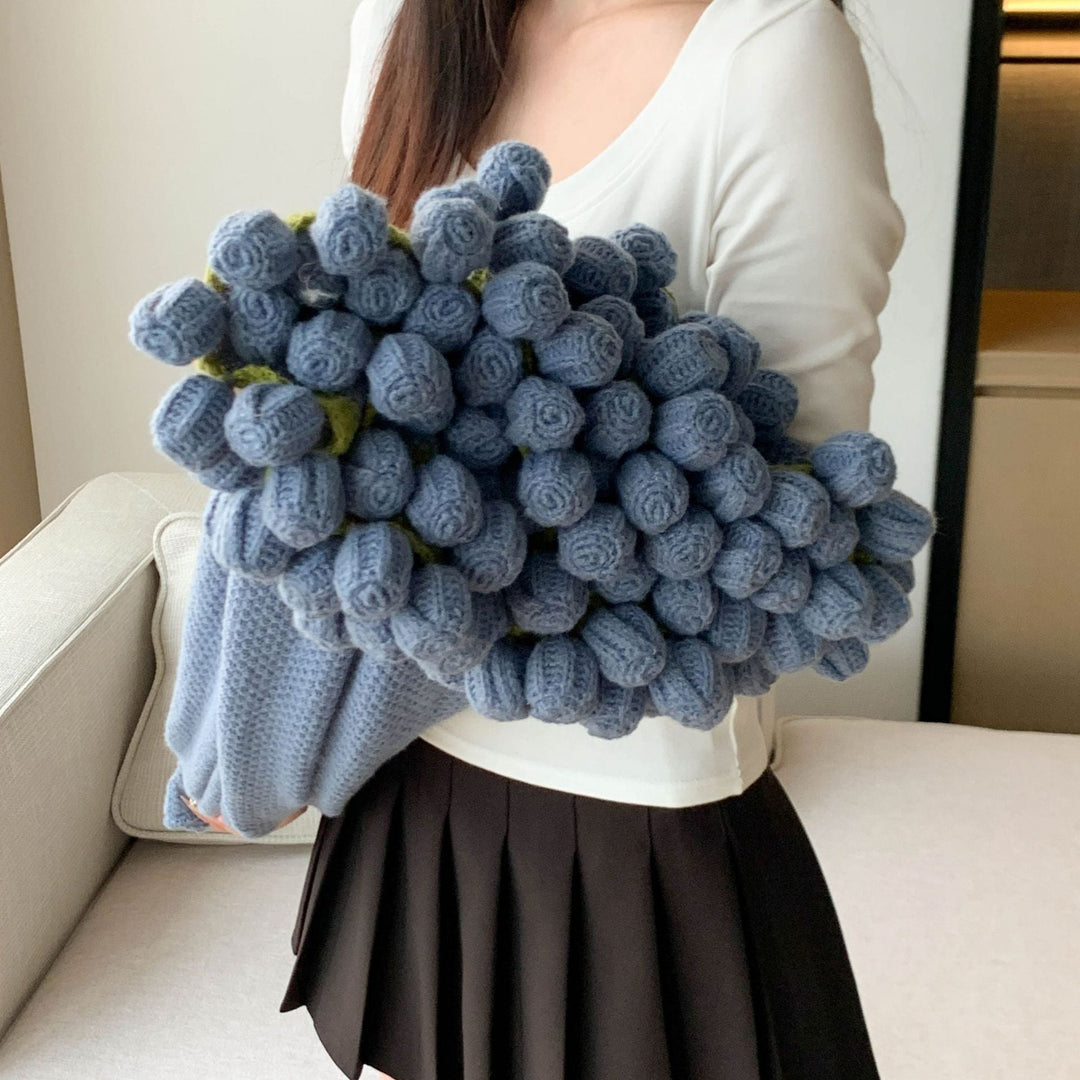Knitted Sweater With Floral Design Kalsten