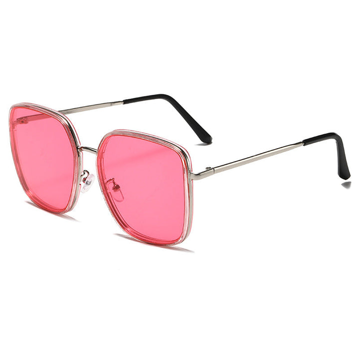 Ladies square sunglasses with luxurious metal frame and UV protection Kalsten