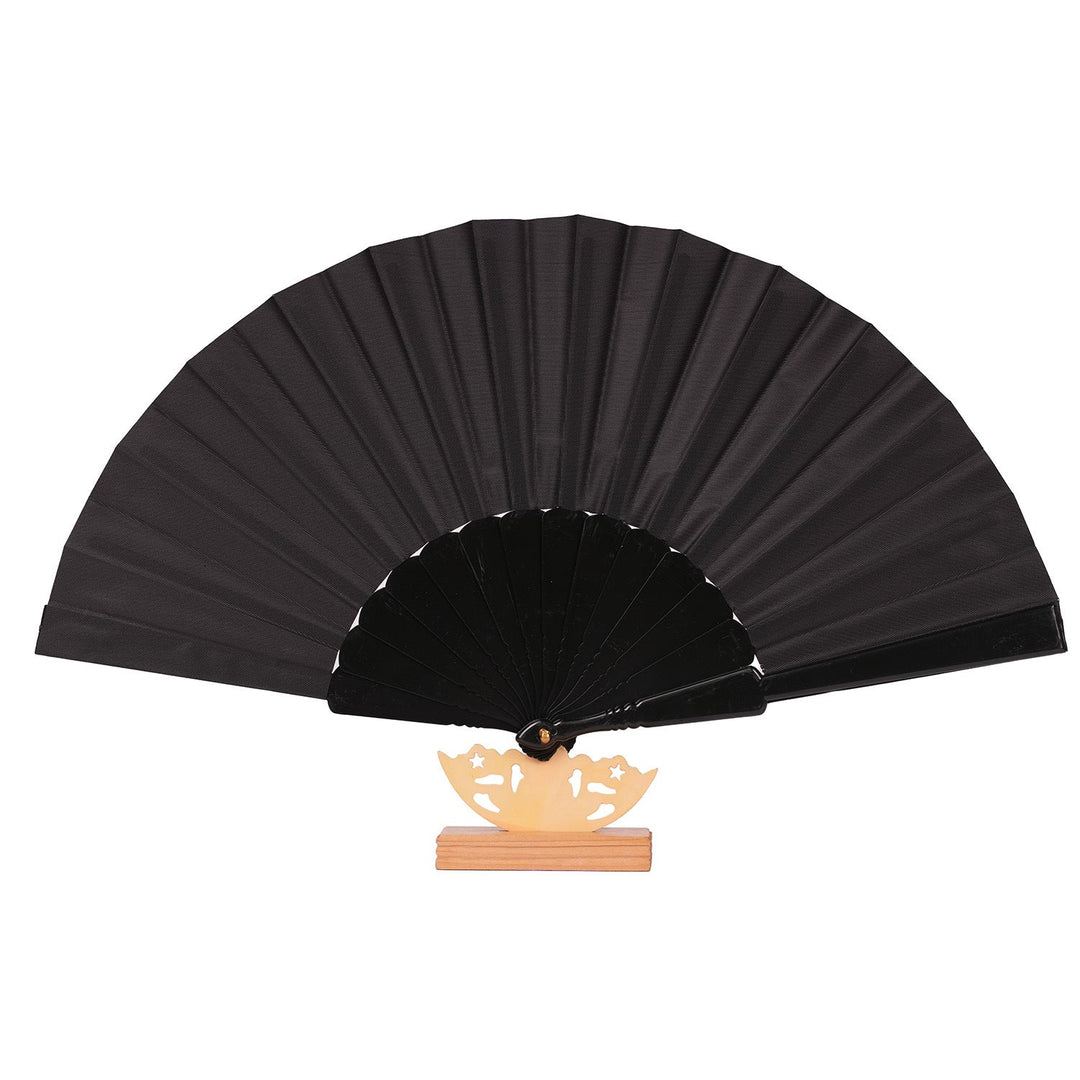 Ladies decorative fan with elegant wooden handle Kalsten