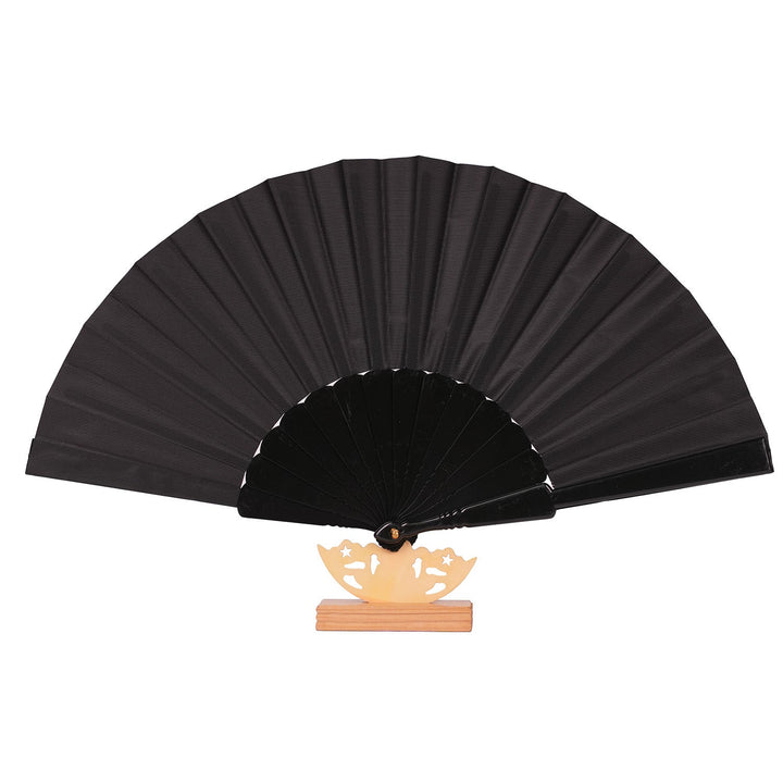Women's artistic hand fan with filigree wooden handle Kalsten