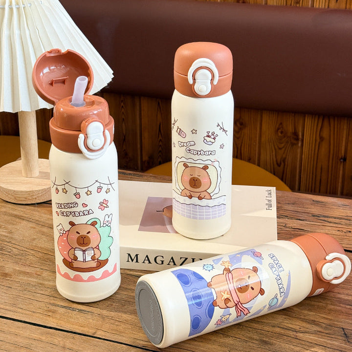 Ladies Insulated Drinking Bottle with Colorfully Designed Animal Motif Kalsten
