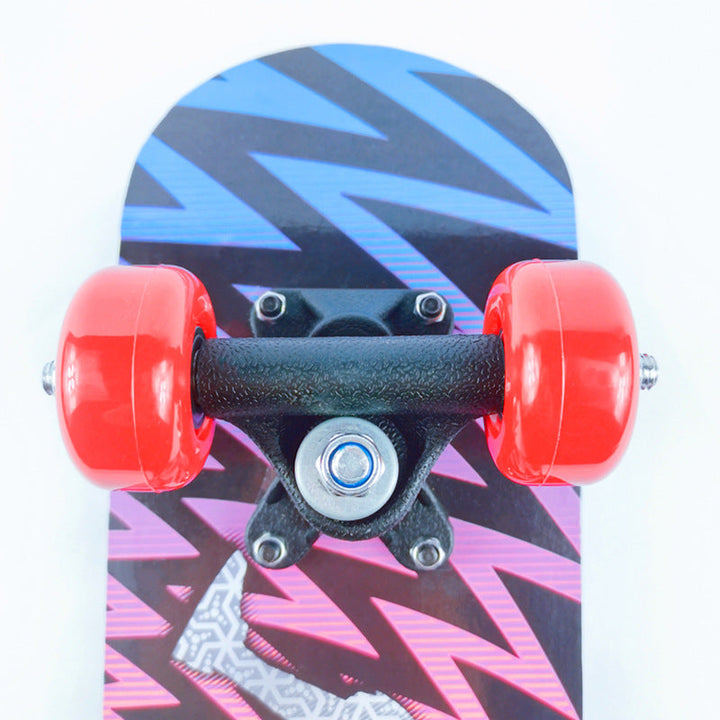 Cartoon-Themed Mini Skateboard Kalsten