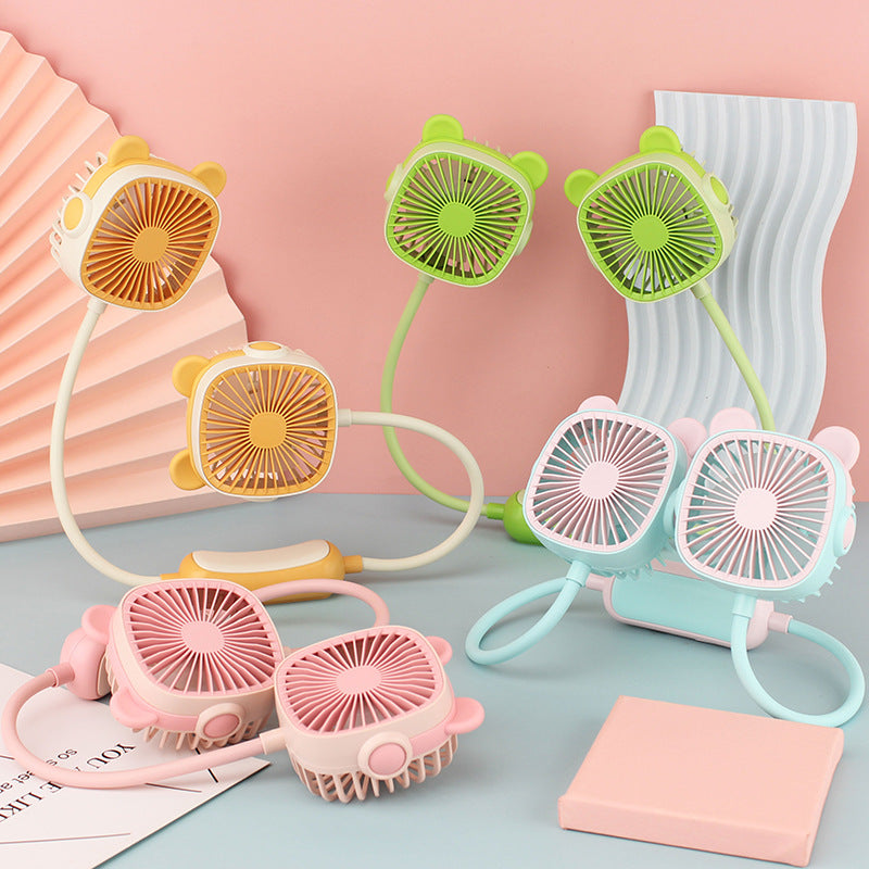 Women's Portable Neck Fan with Flexible Design Kalsten