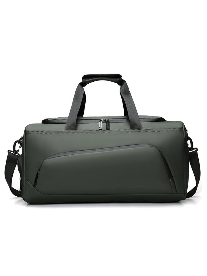 Sporty travel bag with extendable main compartment and multiple organizing pockets Kalsten