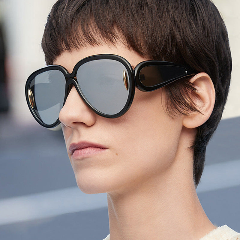 Women extravagant sunglasses in creative design Kalsten