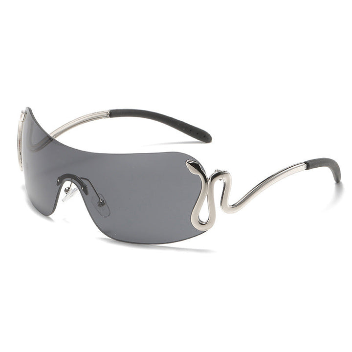 Women's Fashion Oversized Sunglasses with Innovative Metal Frame and Unique Design Kalsten
