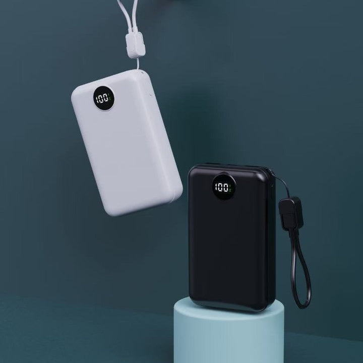 Portable power bank with integrated digital display and intelligent charging function Kalsten