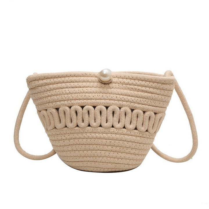 Women’s Fashion Basket Bag with Unique Structure Kalsten
