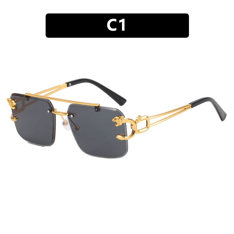 Women's square sunglasses with elegant decorative details Kalsten