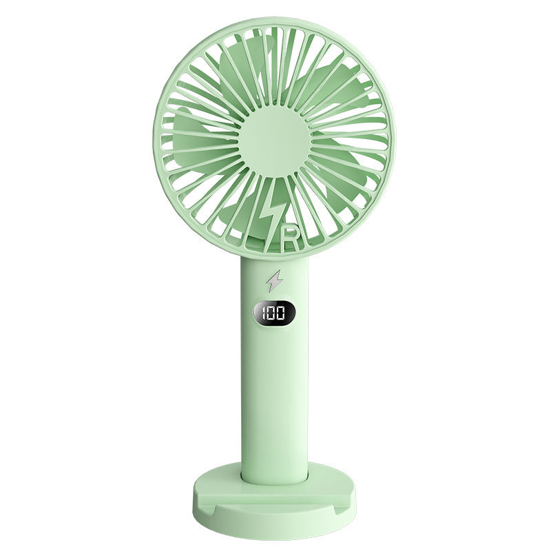 Women Portable Battery Fan with LCD Display and Variable Speed Control Kalsten