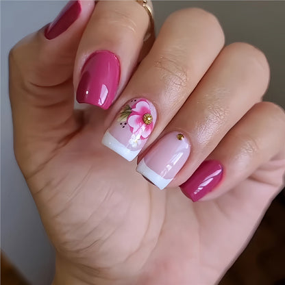 Floral Art Press-On Nail Set Acalora 1788434384