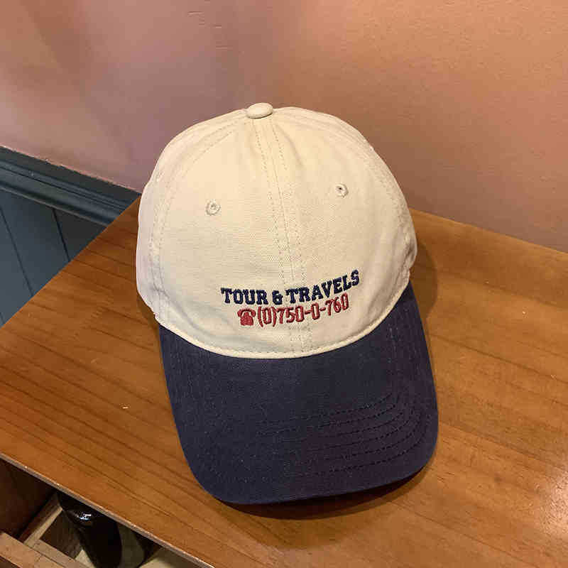 Men's Casual Travel-Themed Baseball Cap Kalsten