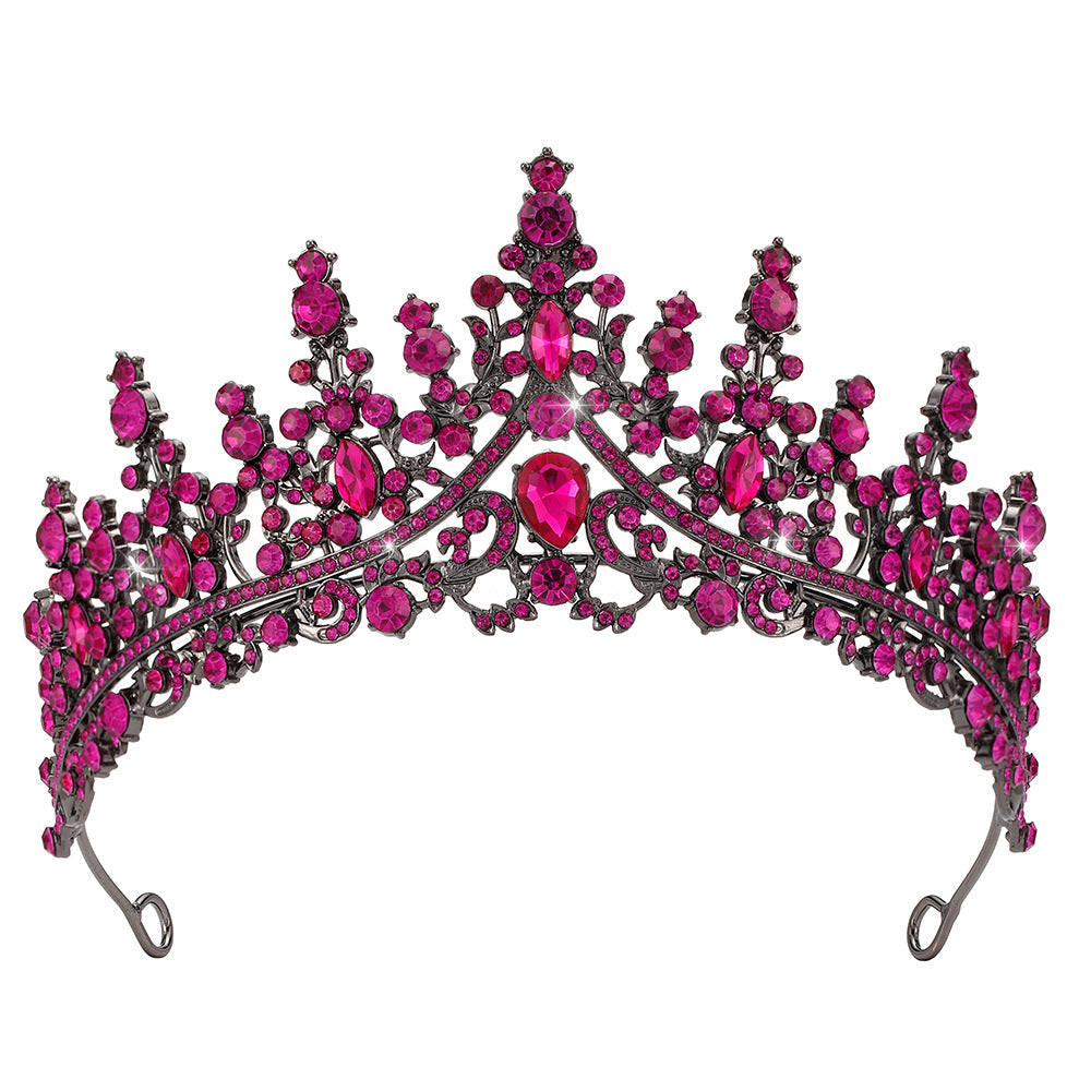 Ladies Rhinestone Tiara with Sparkling Gemstones Kalsten