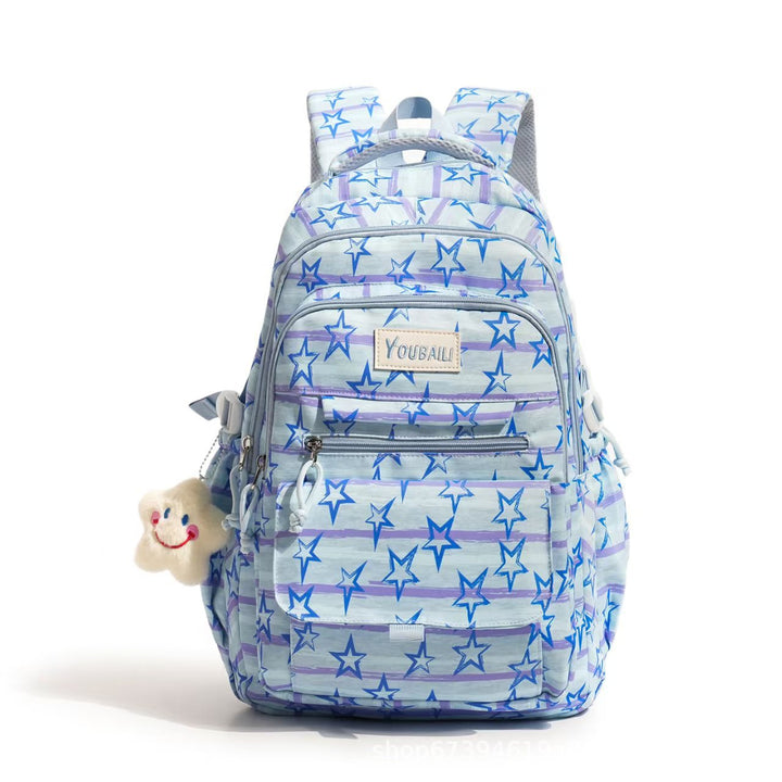 Star-Printed Casual Backpack Kalsten