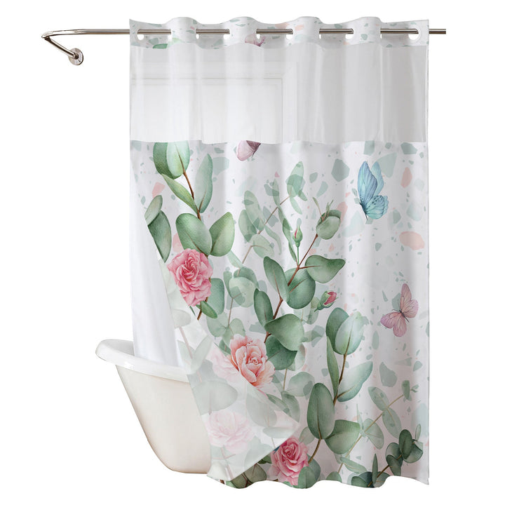 Botanical Floral Art Shower Curtain Kalsten