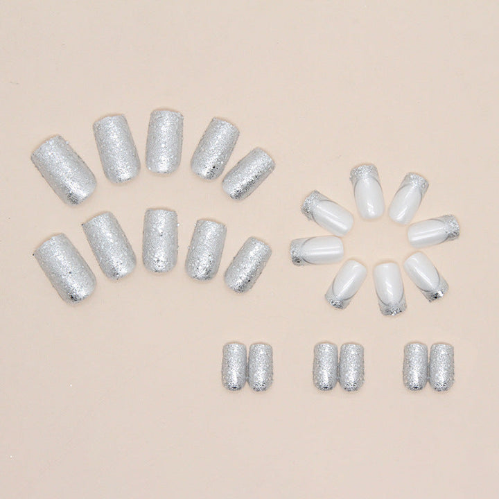 Elegant Crystal Accent Press-On Nail Tips Kalsten