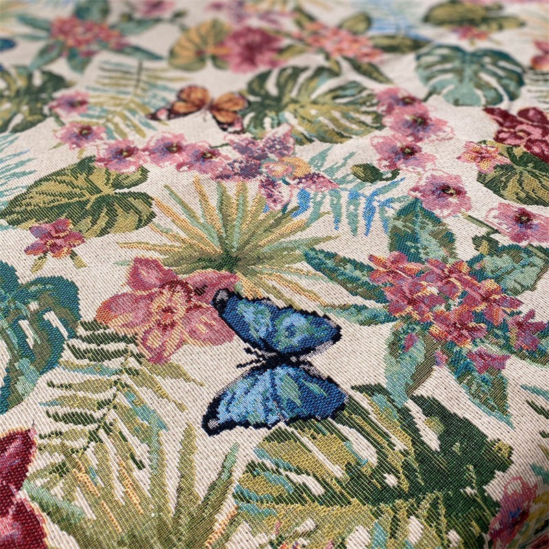 Birds and Leaves Decorative Table Runner