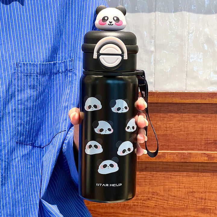 Women's insulated drinking bottle with creative panda design Kalsten