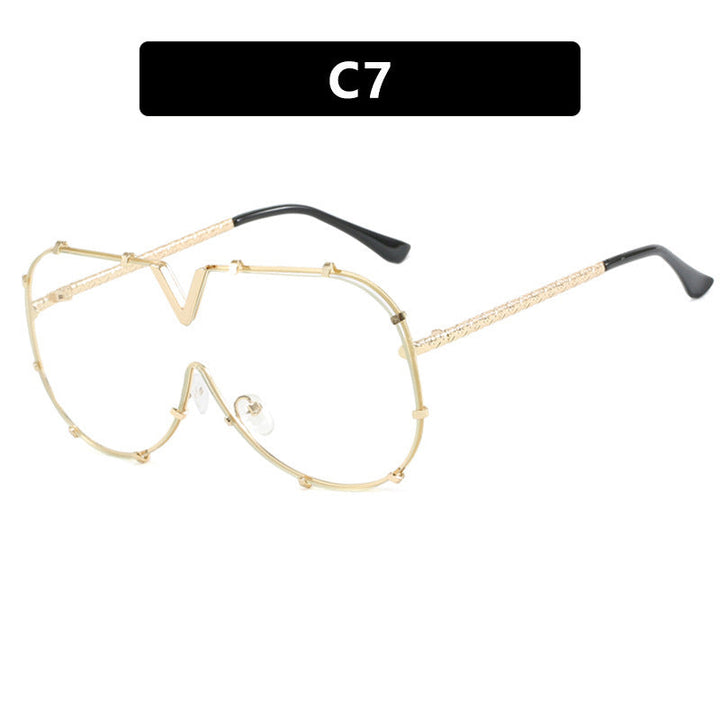 Women oversized safety glasses in modern design Kalsten