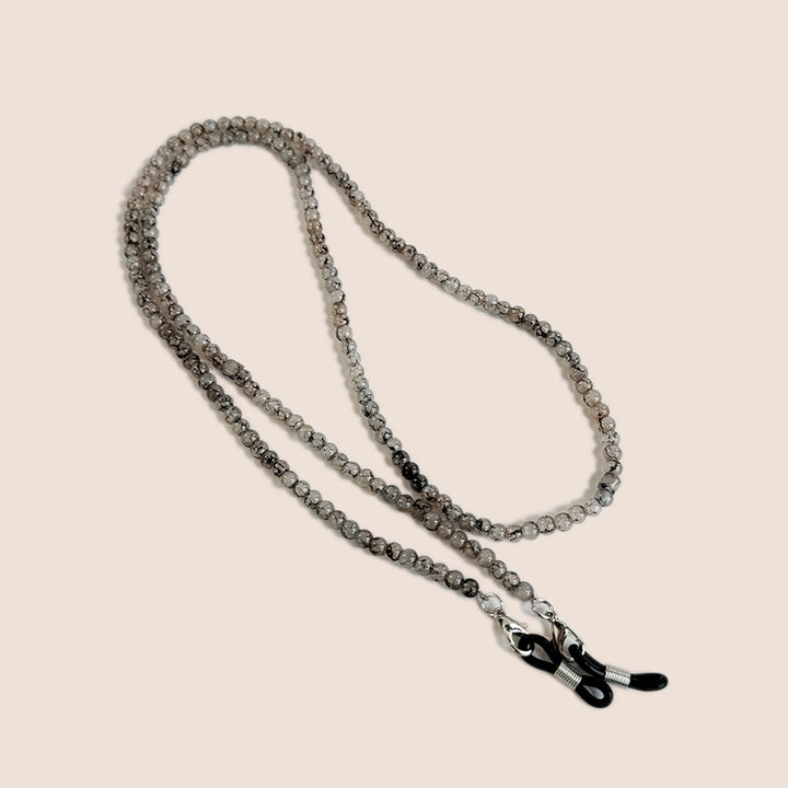 Natural Amethyst Beaded Eyewear Chain Kalsten