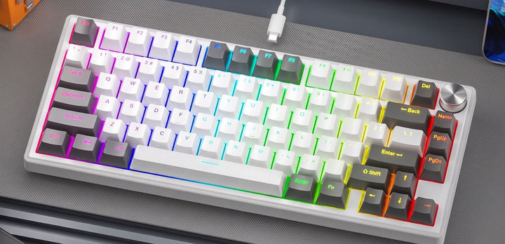 Gasket-Mounted Mechanical Gaming Keyboard with RGB Lighting Features Kalsten