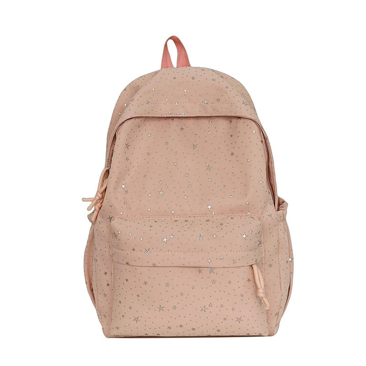 Backpack Made of Durable Material with Sparkling Stars Kalsten