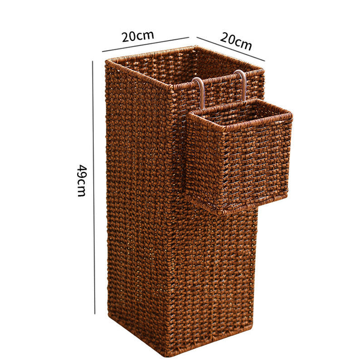 Decorative Wicker Storage Vase Kalsten
