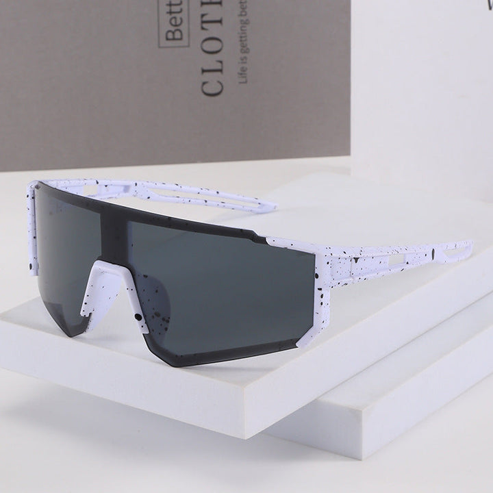 Men's Futuristic Oversized Shield Sunglasses Kalsten