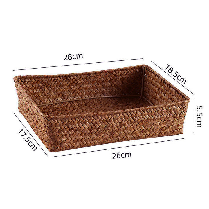 Rectangular Woven Storage Tray Kalsten
