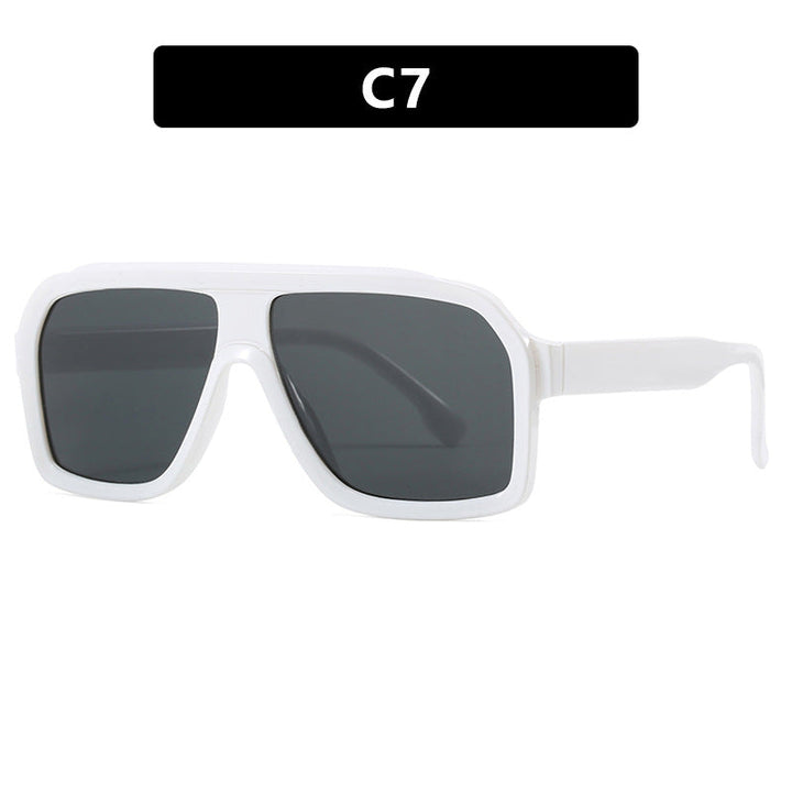 Women's large square sunglasses in a modern design with a sturdy frame Kalsten
