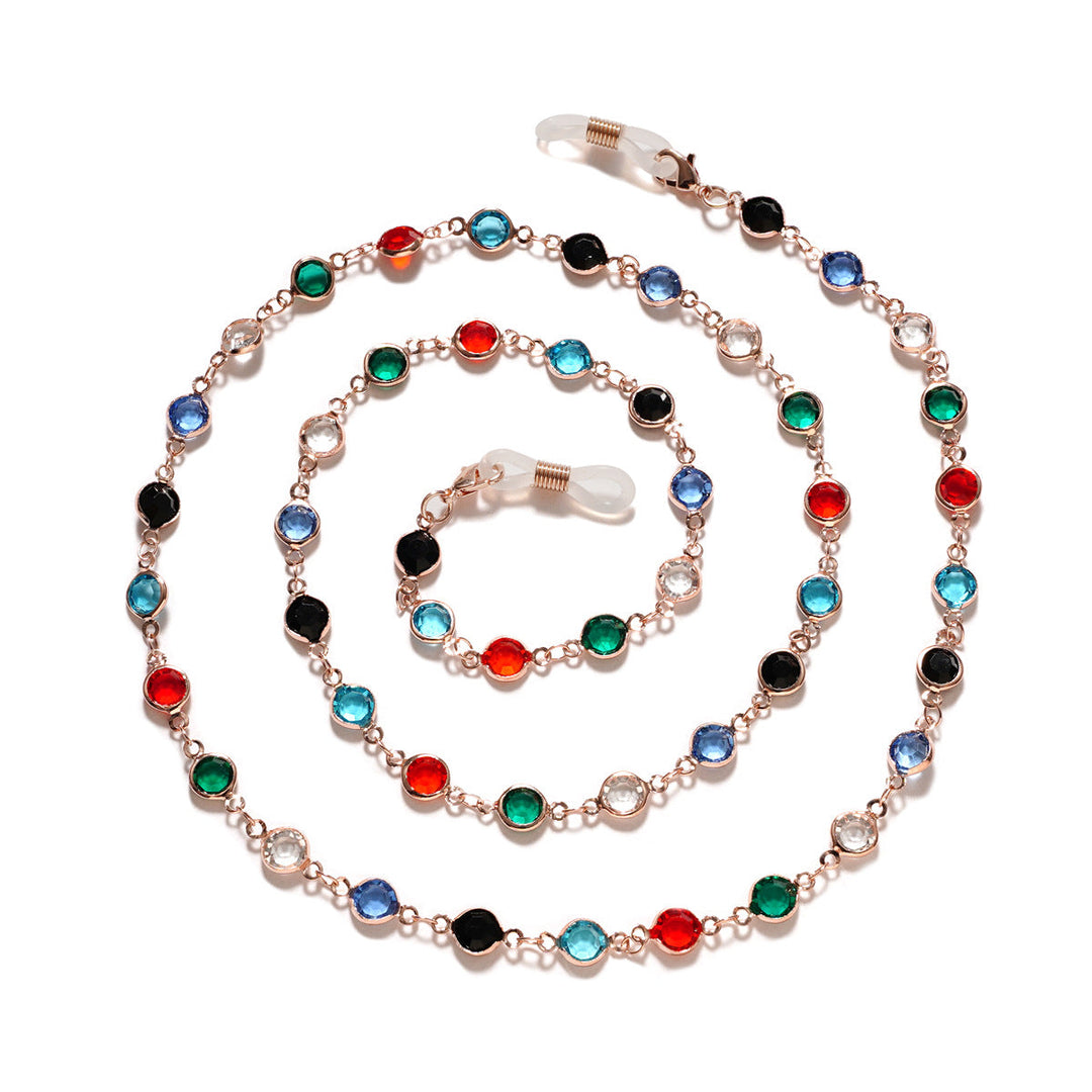 Decorative Gemstone Eyewear Chain Kalsten