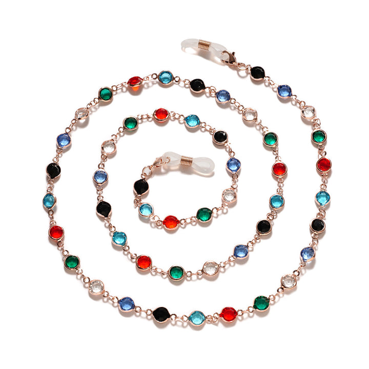 Decorative Gemstone Eyewear Chain Kalsten