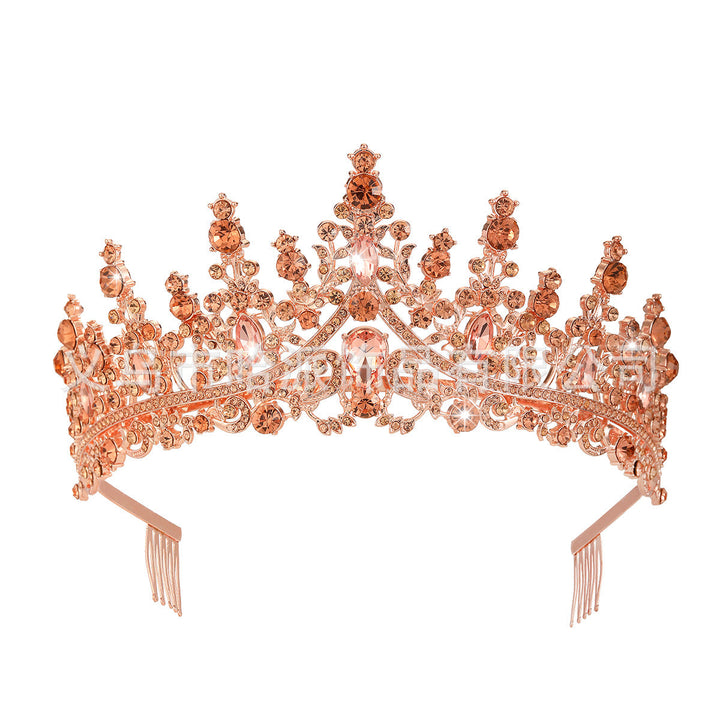 Ladies Rhinestone Tiara with Sparkling Gemstones Kalsten