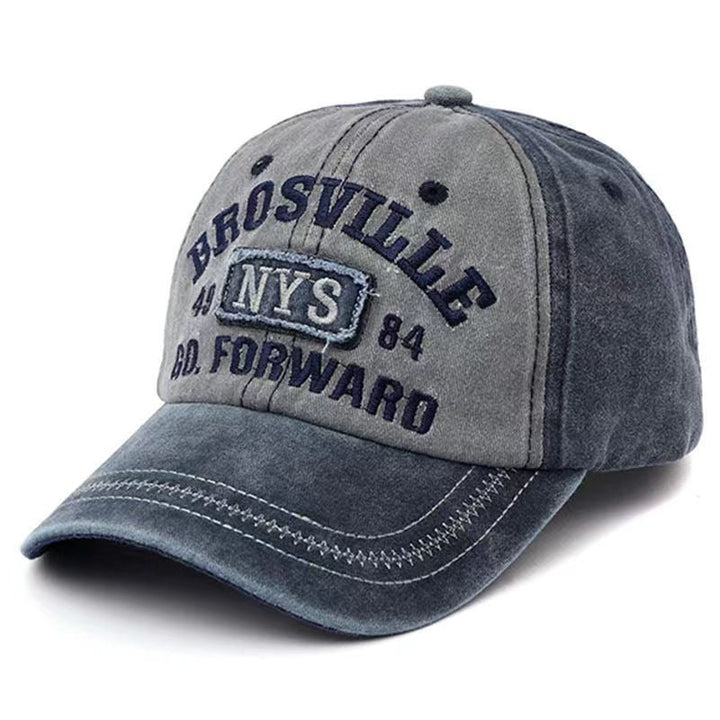 Men's Distressed Vintage-Inspired Baseball Cap Kalsten