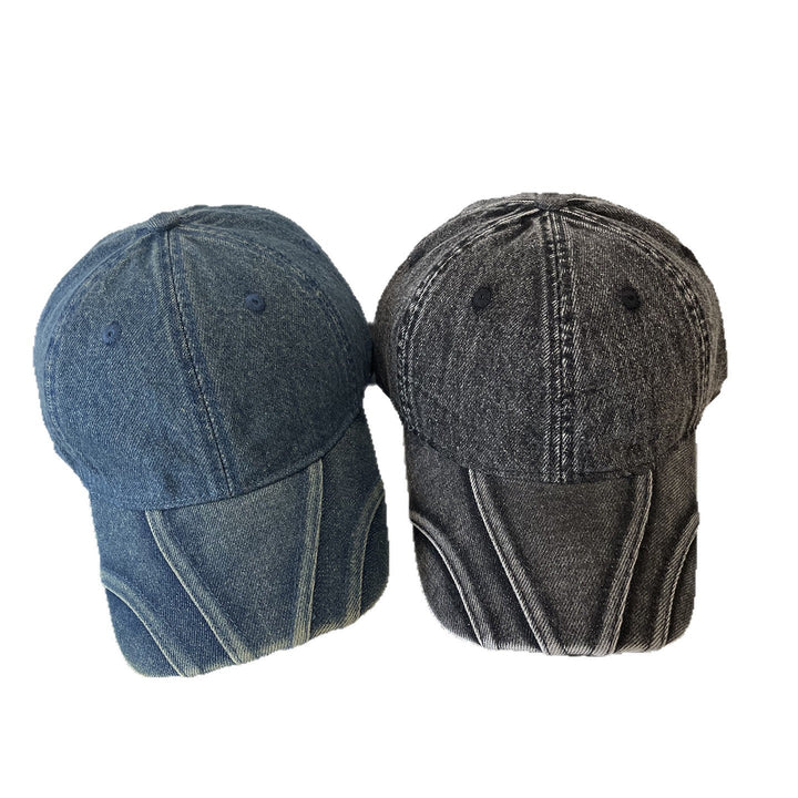 Women's Vintage Distressed Denim Baseball Cap Kalsten