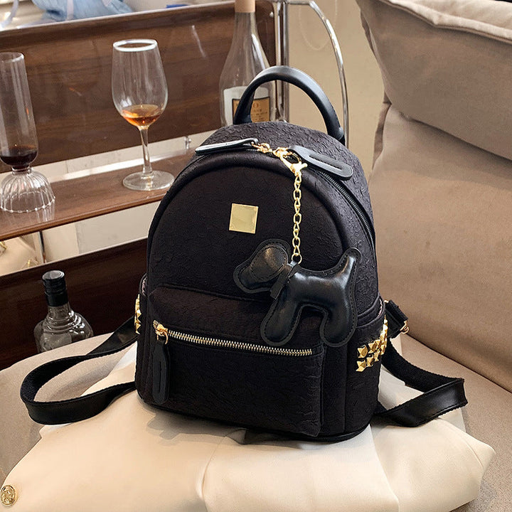 Textured Mini Backpack Kalsten