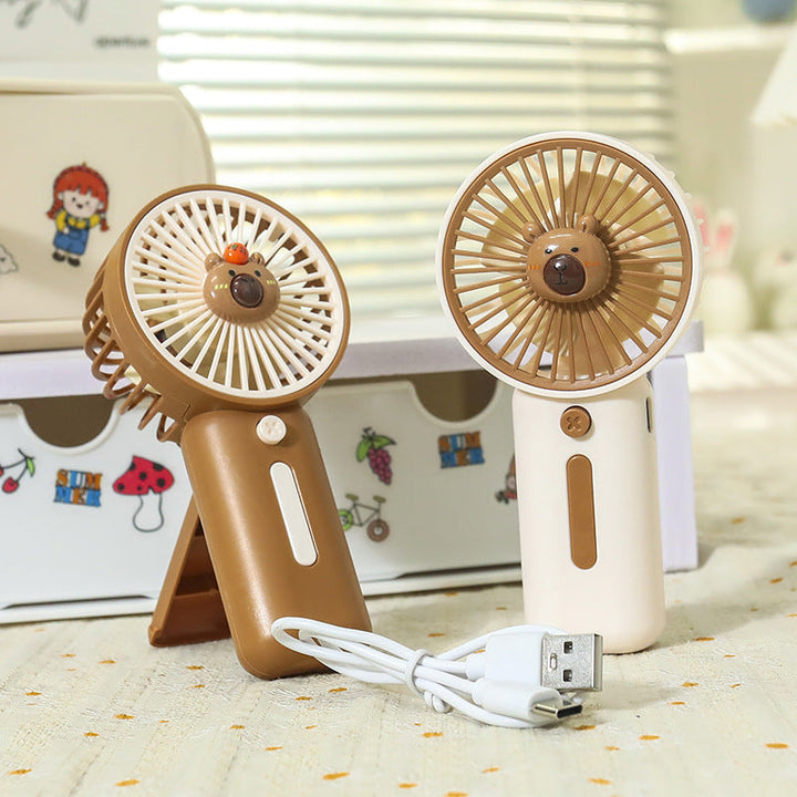 Ladies Portable Handheld Fan in Playful Animal Design Kalsten