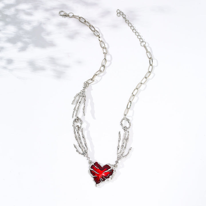 Artistic Heart Pendant Necklace Kalsten