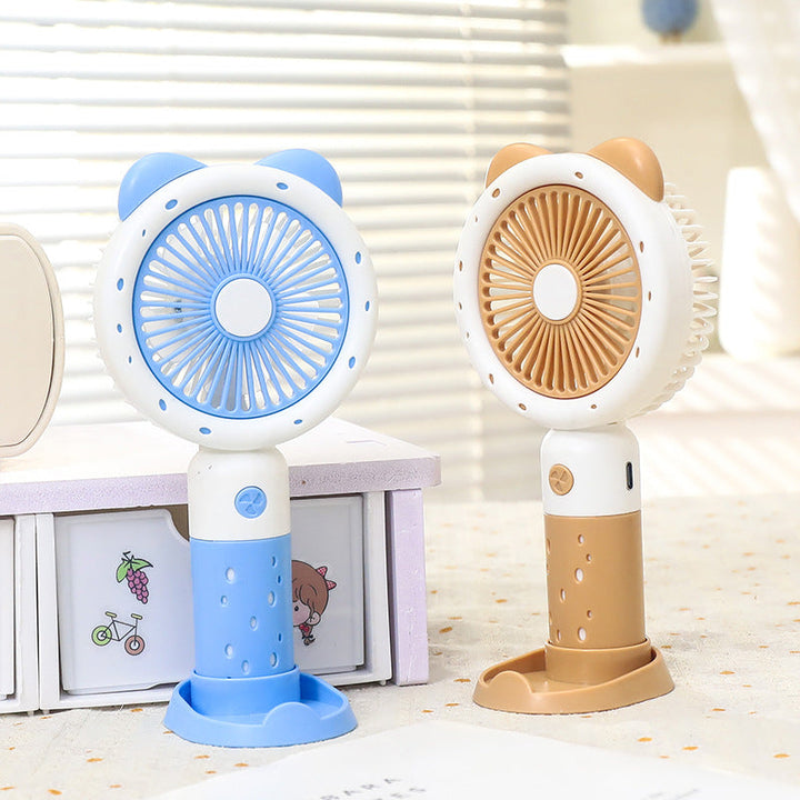 Women Portable Handheld Fan with Playful Antler Design Kalsten