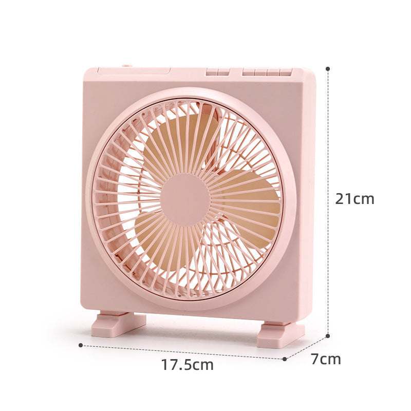Ladies compact table fan with flexible tilt function Kalsten