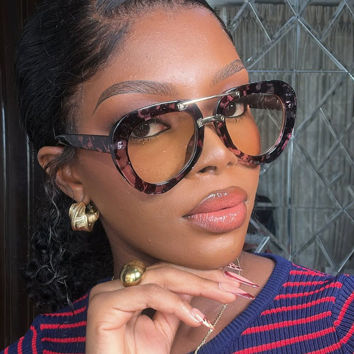 Womens extravagant sunglasses in modern heart design Kalsten