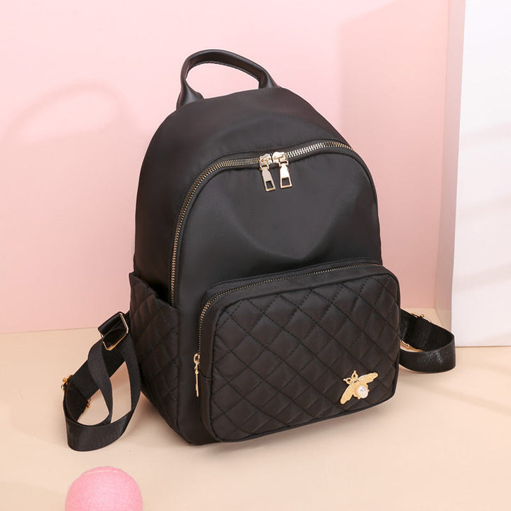 Quilted Vegan Leather Backpack Kalsten