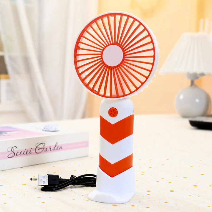Women's Portable Tabletop Fan with USB Connection and Adjustable Tilt Angle Kalsten