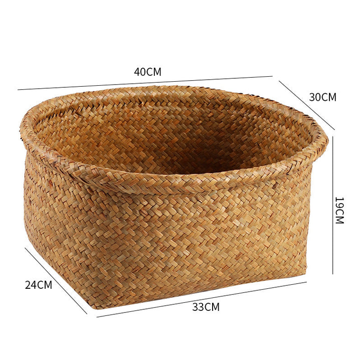 Eco-Friendly Round Woven Storage Basket Kalsten