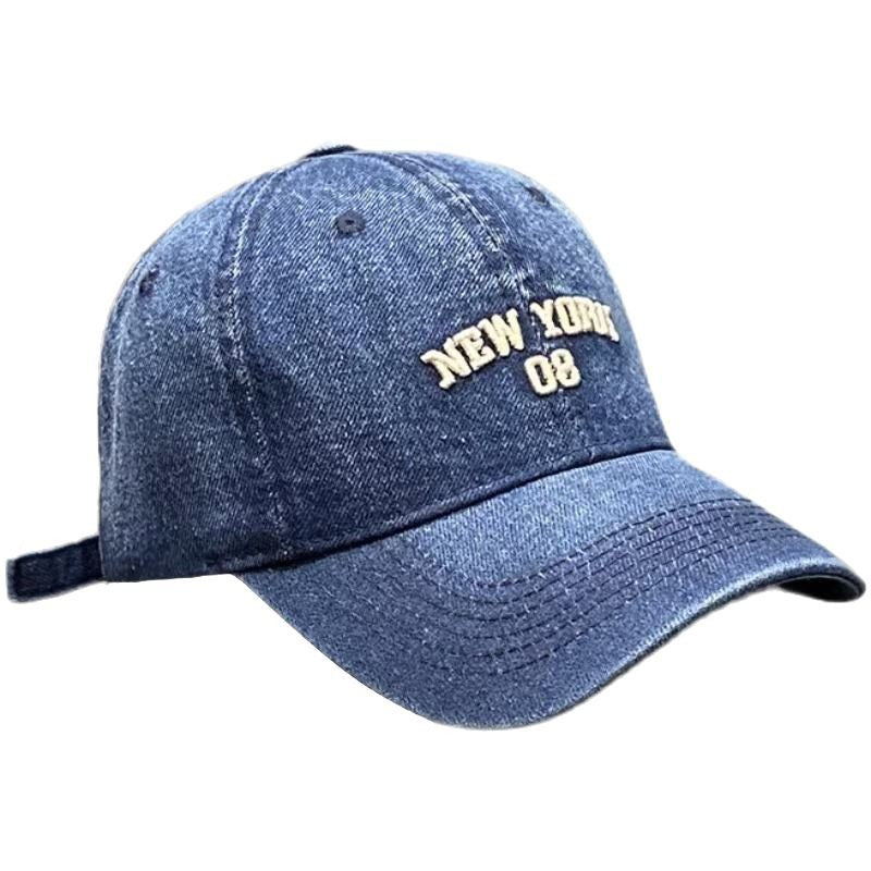 Women's Vintage-Inspired Denim Baseball Cap Kalsten