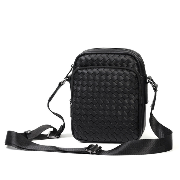 Practical Crossbody Bag with Woven Design Kalsten