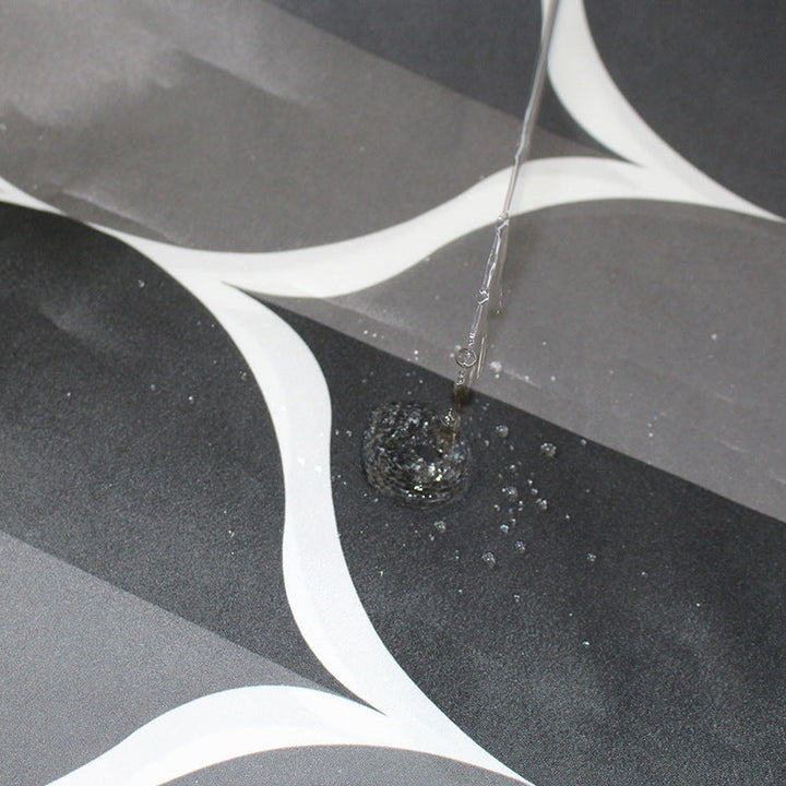 Women's Contemporary Diamond Pattern Shower Curtain Kalsten