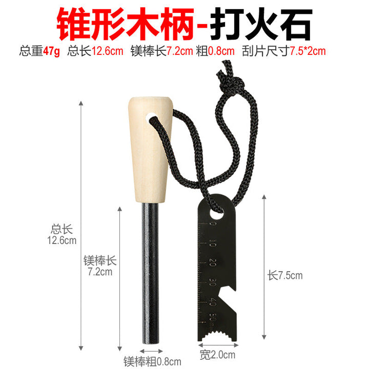 Feuerstahl with practical wooden handle Kalsten